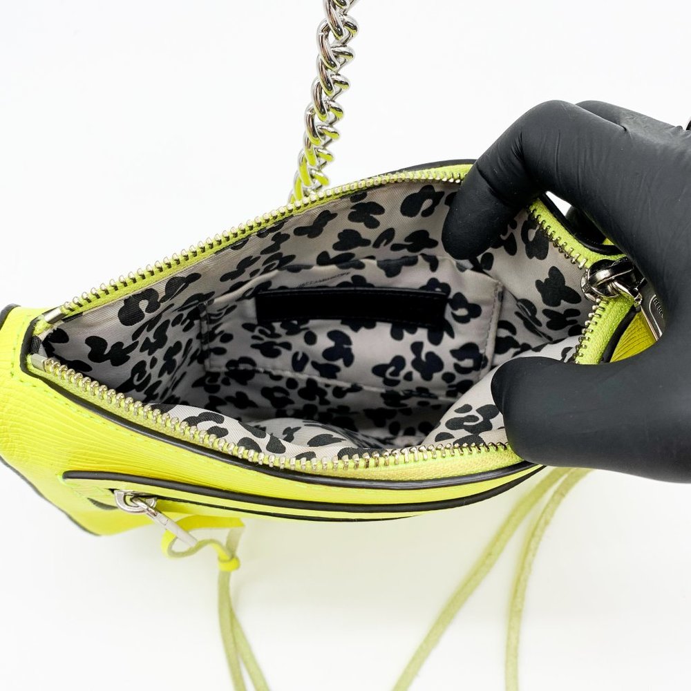 REBECCA MINKOFF Avery Leather Crossbody Bag Yellow - Picture 13 of 13